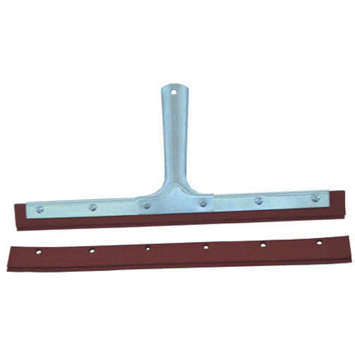 Zinc-Coated Window Squeegee, Double Blade, 12"