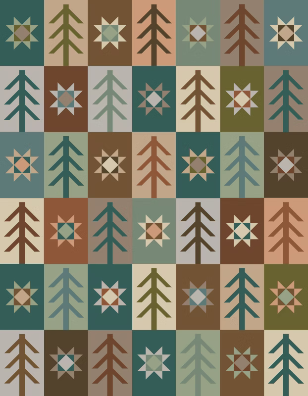 Stargrove Quilt Pattern Paper Booklet