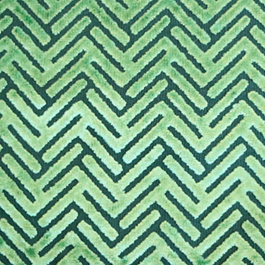 Burnout Velvet Upholstery Fabric Starlet Geometric Arrow Pattern