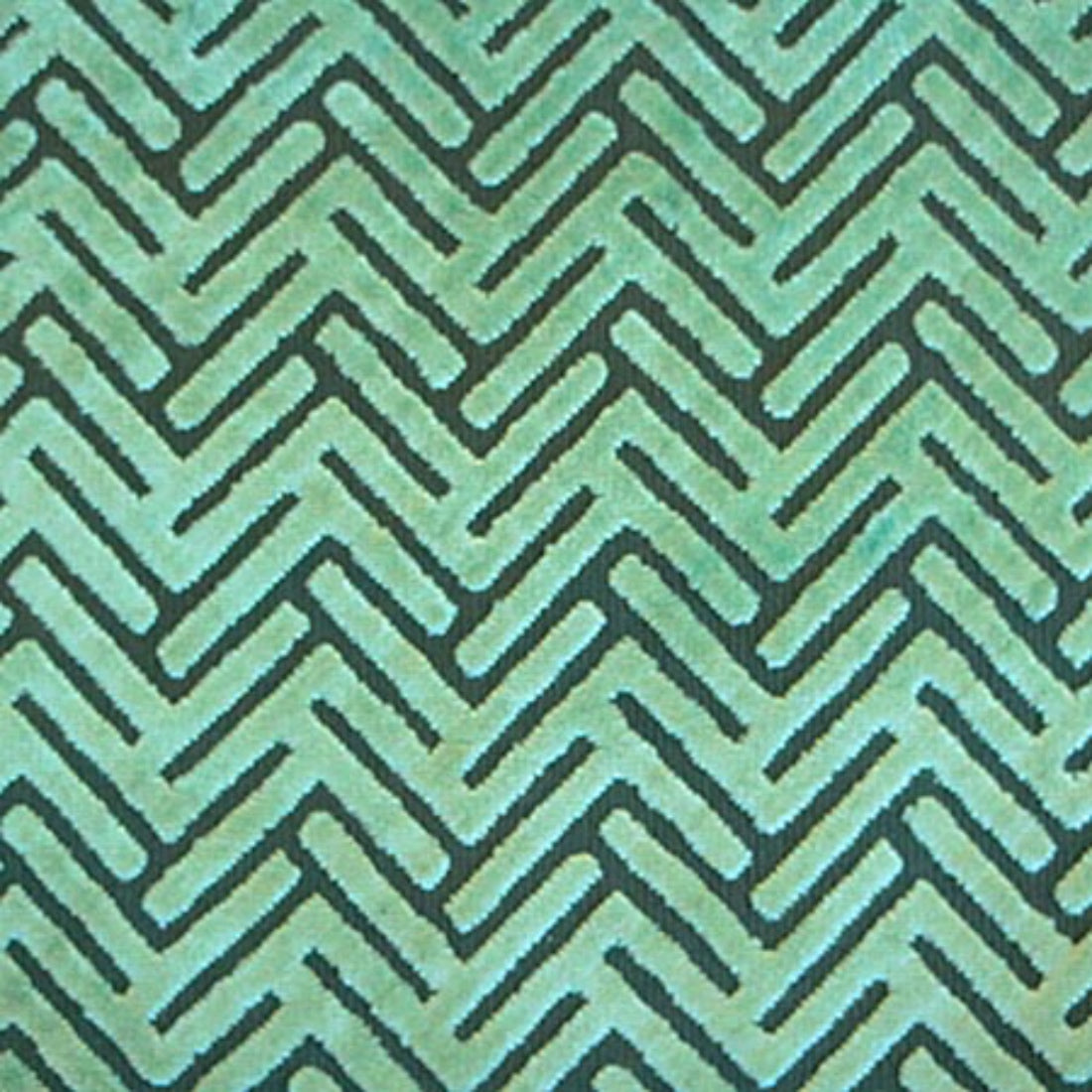 Burnout Velvet Upholstery Fabric Starlet Geometric Arrow Pattern