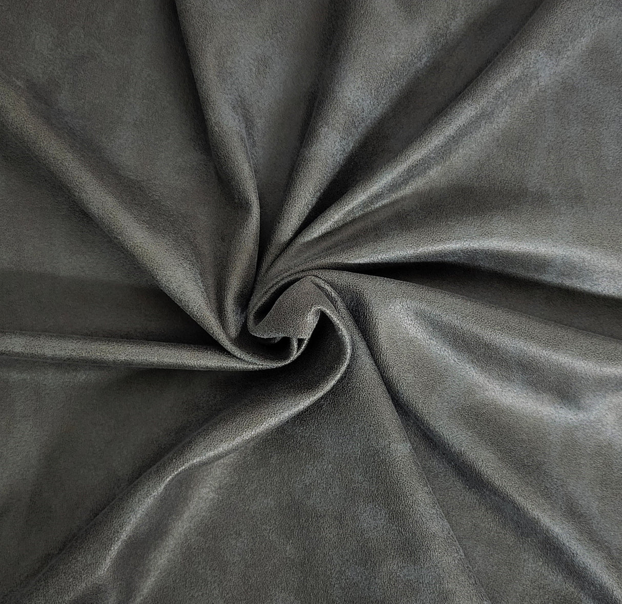 Stretchy Vegan Soft Leather Dark Gray