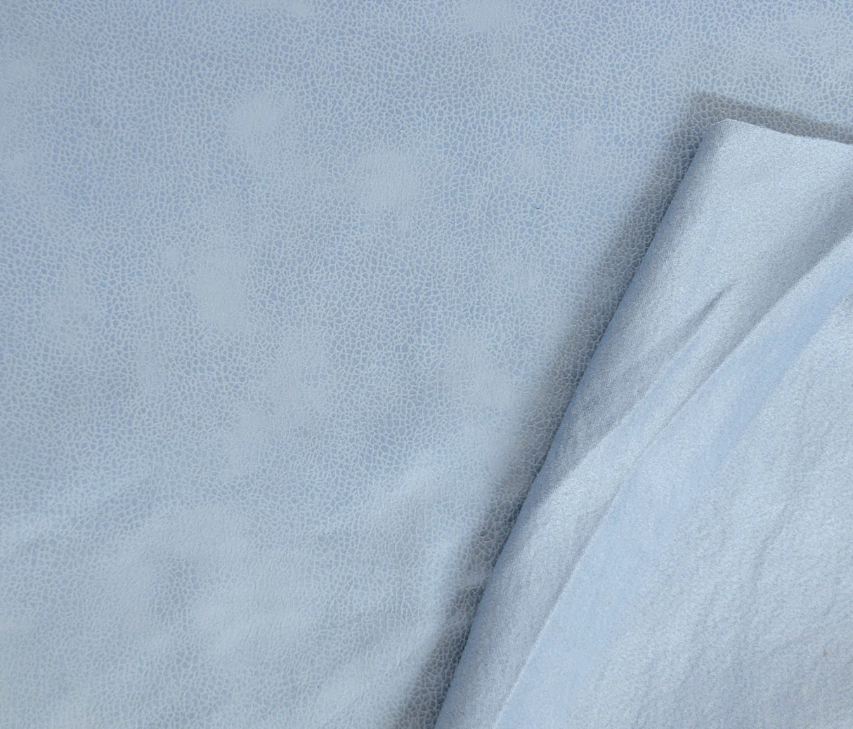 Stretchy Vegan Soft Leather Sky Blue