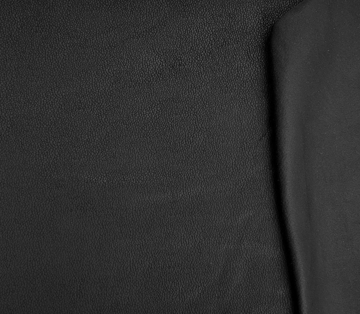 Black Pebble Print Stretchy Vegan Leather