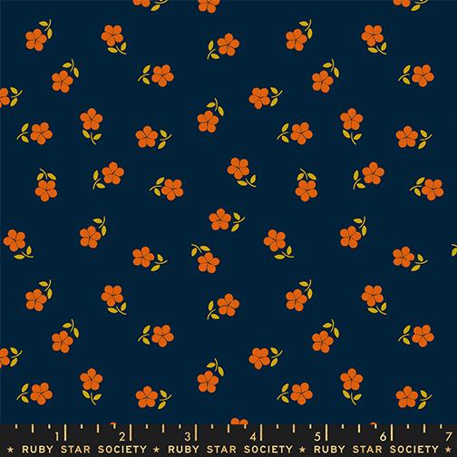 Quilting Cotton Sugar Maple Navy Alexia Abegg Ruby Star Society
