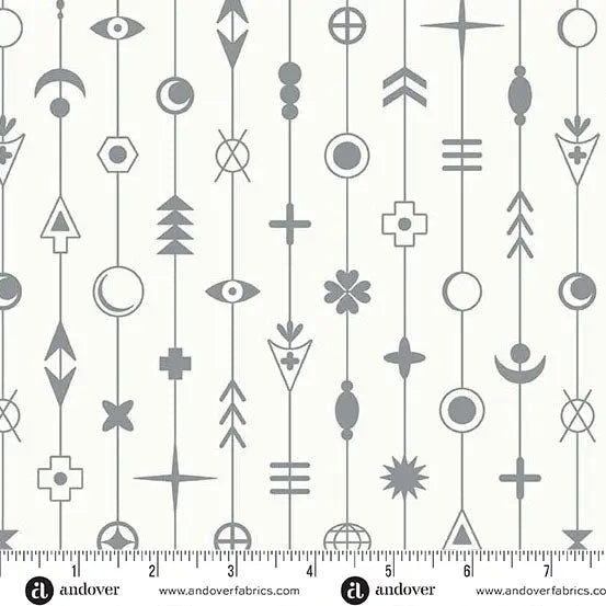 Cotton Fabric Sun Print Whisper Cloud Gaze 44/45"