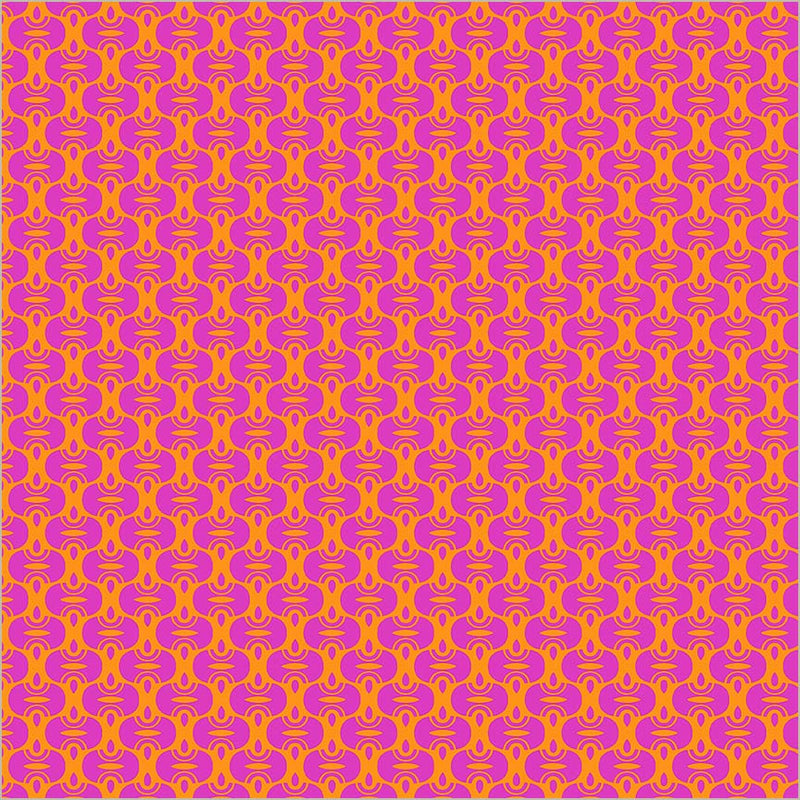Cotton Fabric Sweet Talk Scott Mandarin 44/45"