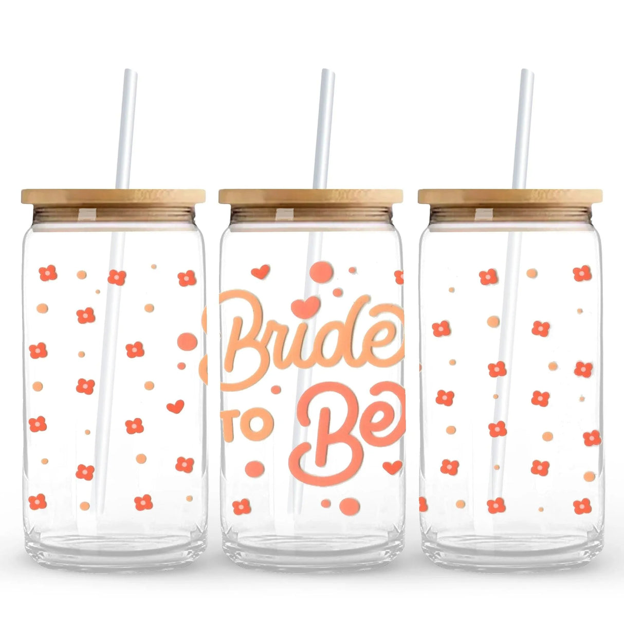 UV DTF Wrap - Sweet Bride to Be (9.7" x4.3")