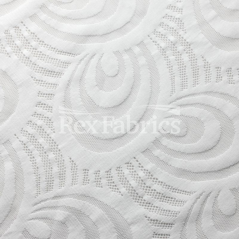 Swirl Lace Nylon Spandex Fabric - 4-Way Stretch, Swirl Pattern, 58/60" Width, 175 GSM, 6 Colorways (1 Yard)