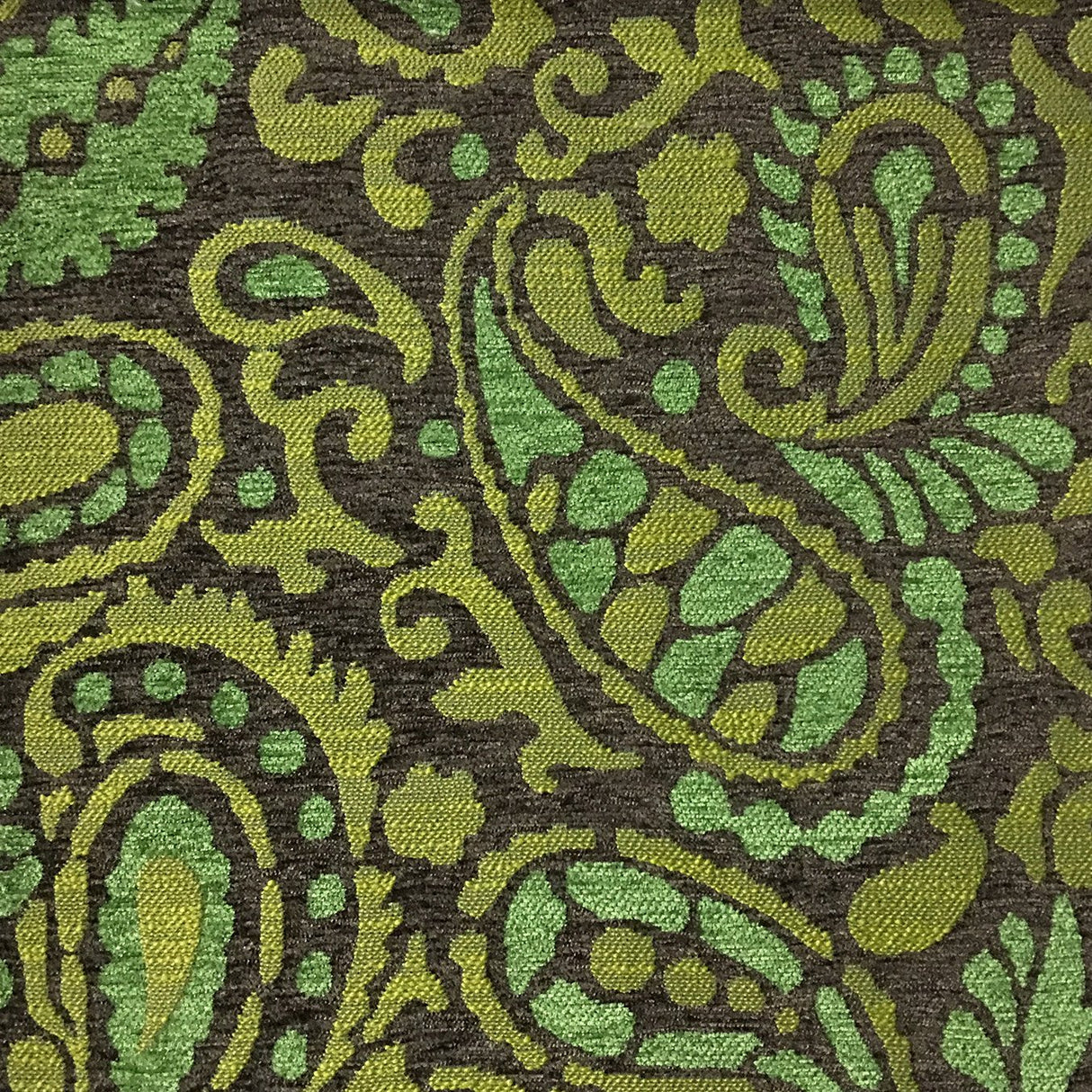 Chenille Upholstery Fabric Sydney Modern Paisley