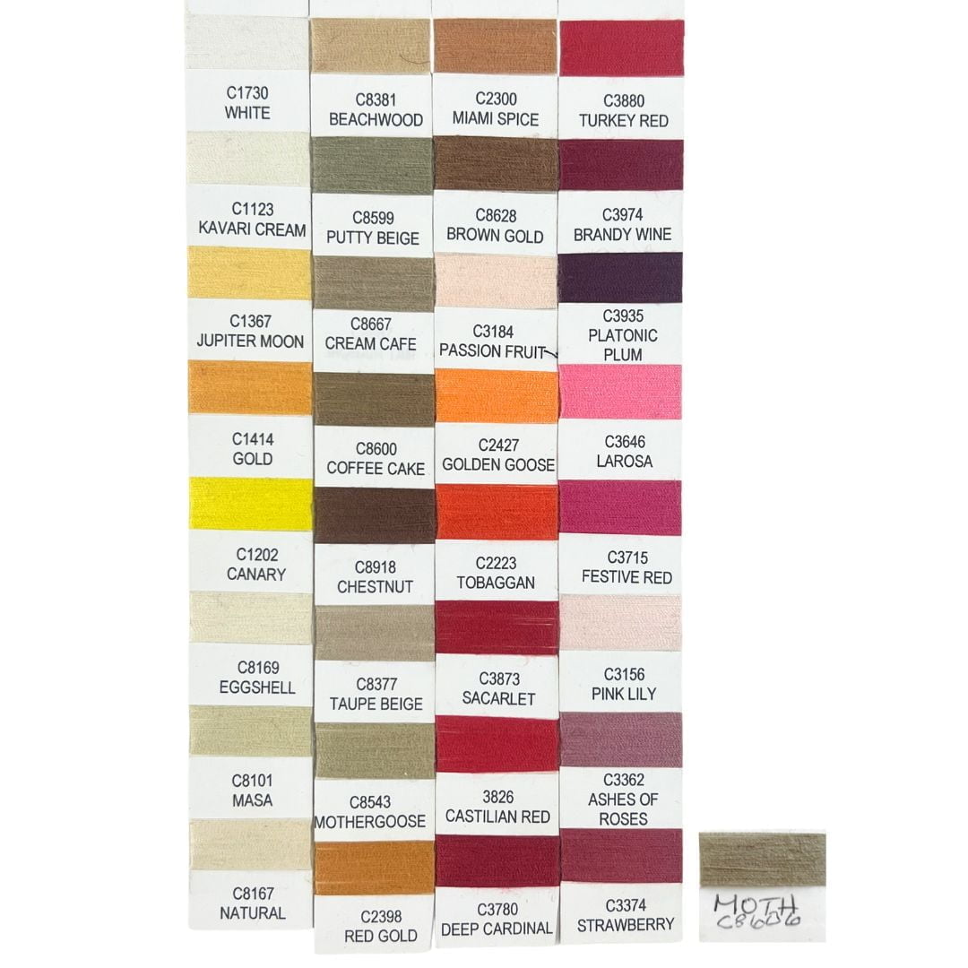 Cotton Polyester Dual Duty Thread - Thread, Multiple Colors, 2,000 Yard Spool, 6,000 Yard Cone