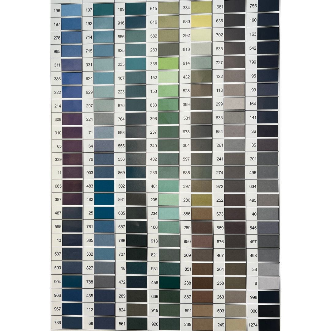 Gutermann Mara 100 Tex 30 Polyester Thread - 1000 Meter Spool, 250 Colors
