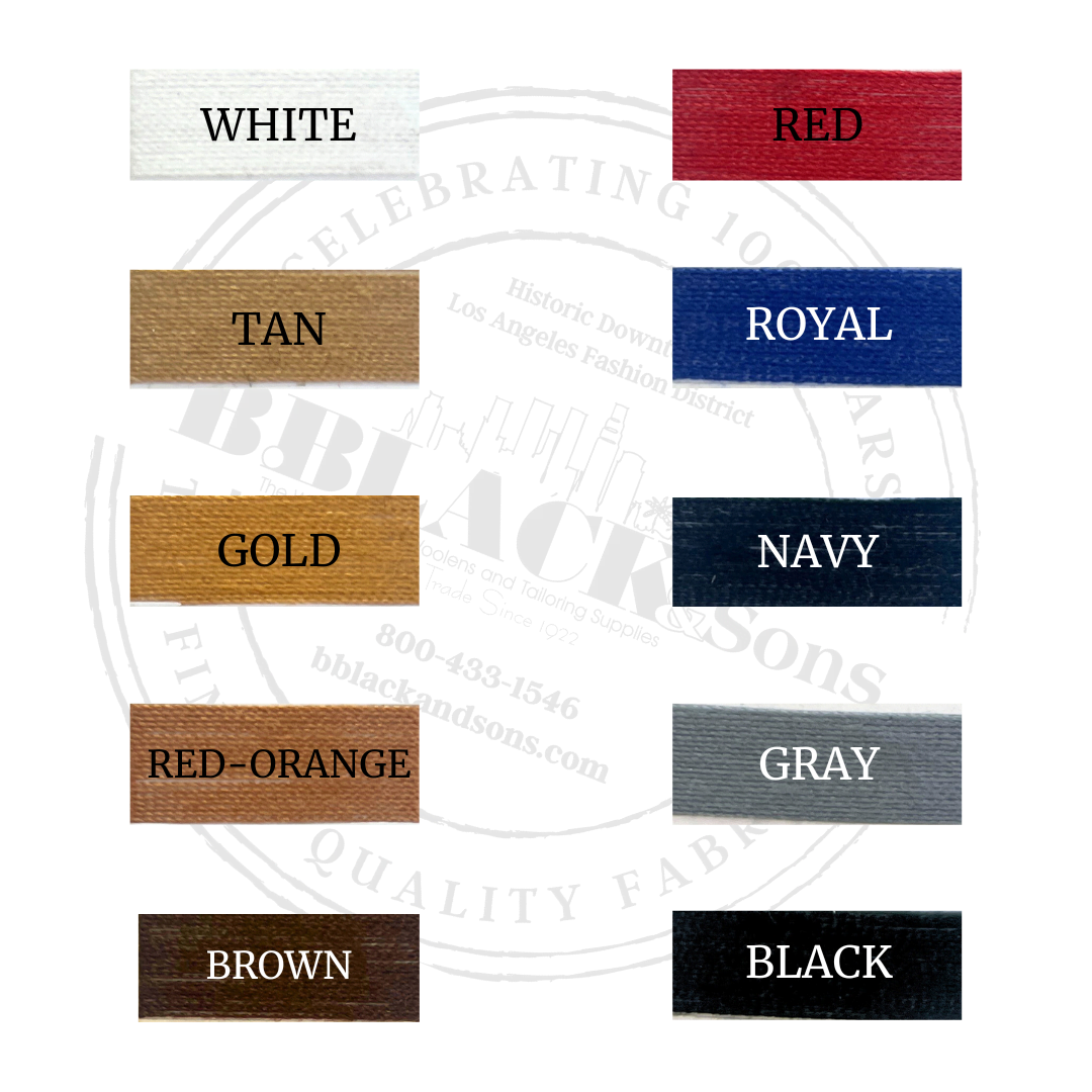 Heavy Duty Jean Topstitching Thread - Topstitching Thread, Assorted Colors, 750 Yd Spool, 2 Oz #80