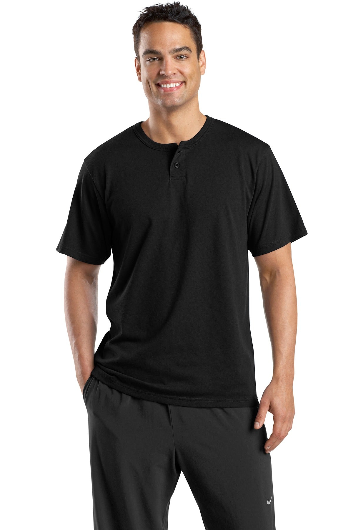Sport-Tek® Short Sleeve Henley