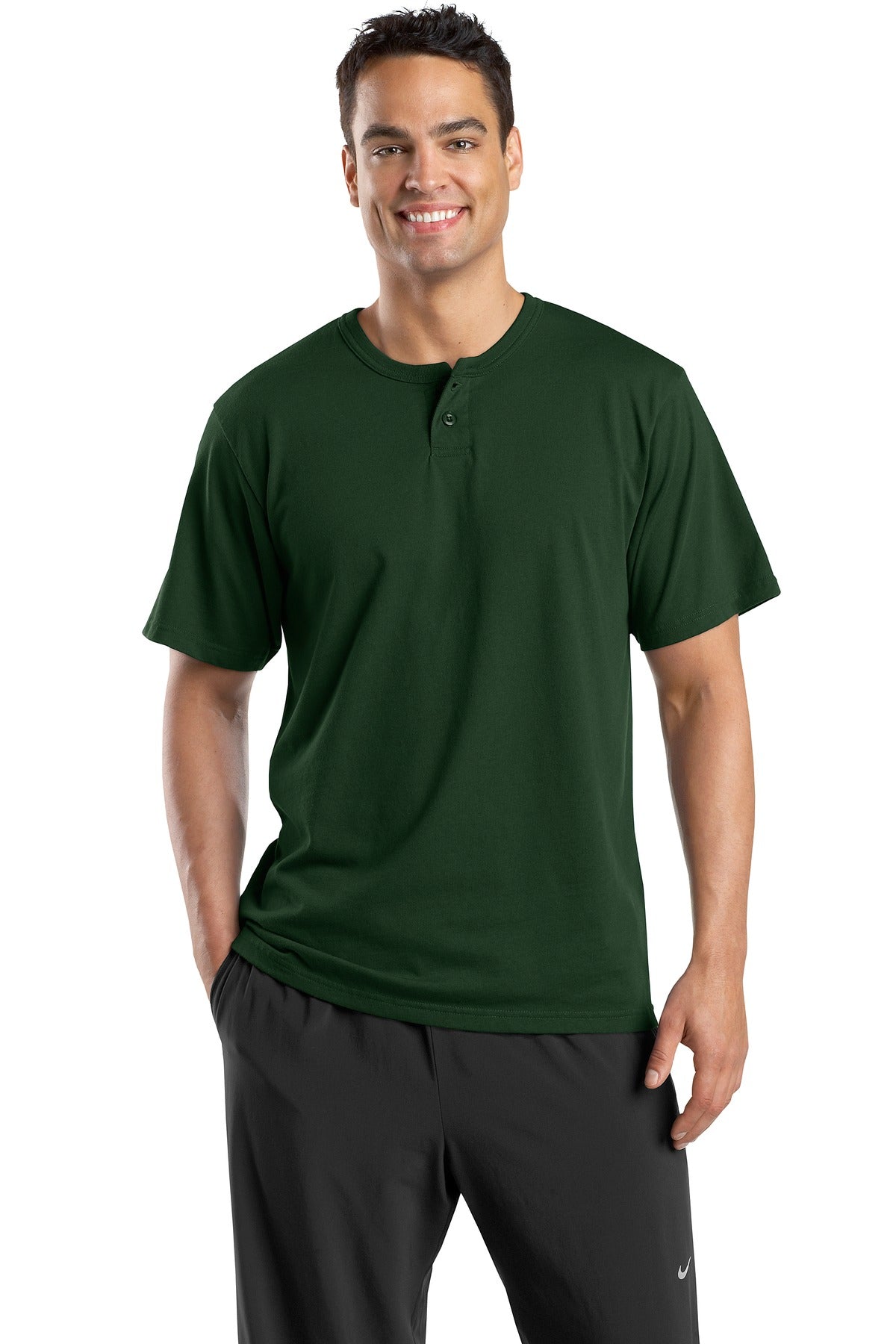 Sport-Tek® Short Sleeve Henley