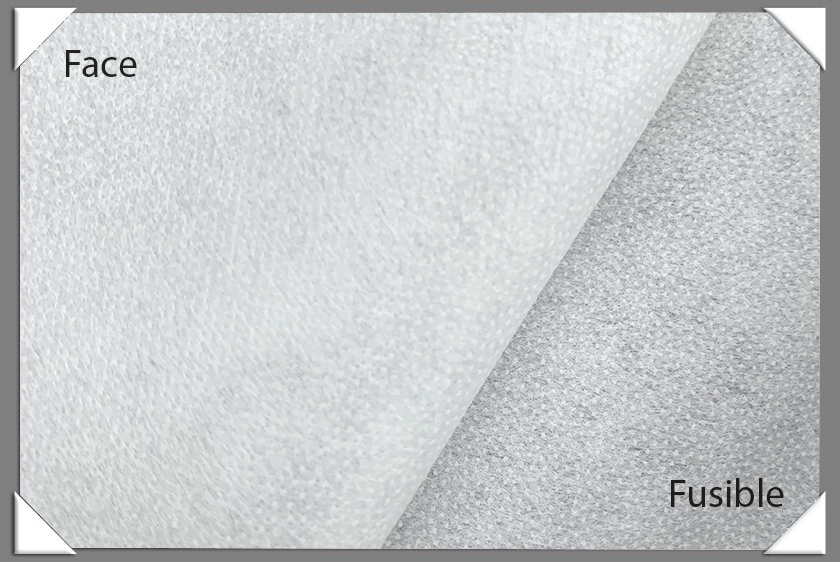 Soft Light Weight Non-Woven Fusible Interfacing - Polyester Fabric - White, 60" Width (1 Yard)