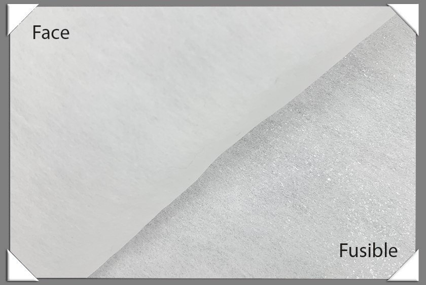 Stiff Heavy Weight Non-Woven Fusible Interfacing Fabric - White, 60" Width (1 Yard)
