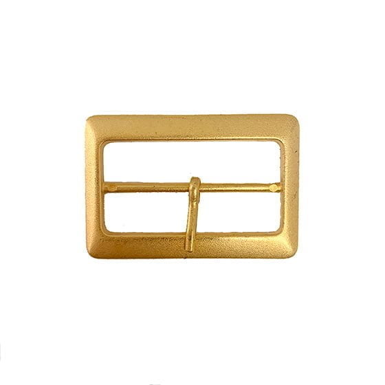 Italian Buckles Gold Metal Fabric - Gold, 2 3/8" X 1 1/2" (1 Piece)