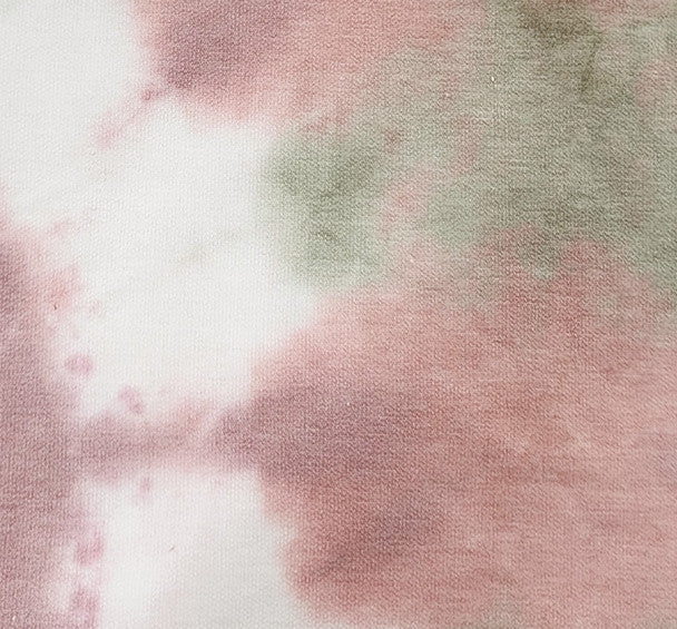 1 Yard Turquoise Indigo Sand French Terry Knit Fabric Soft Stretch Apparel 58/60 Inches Wide