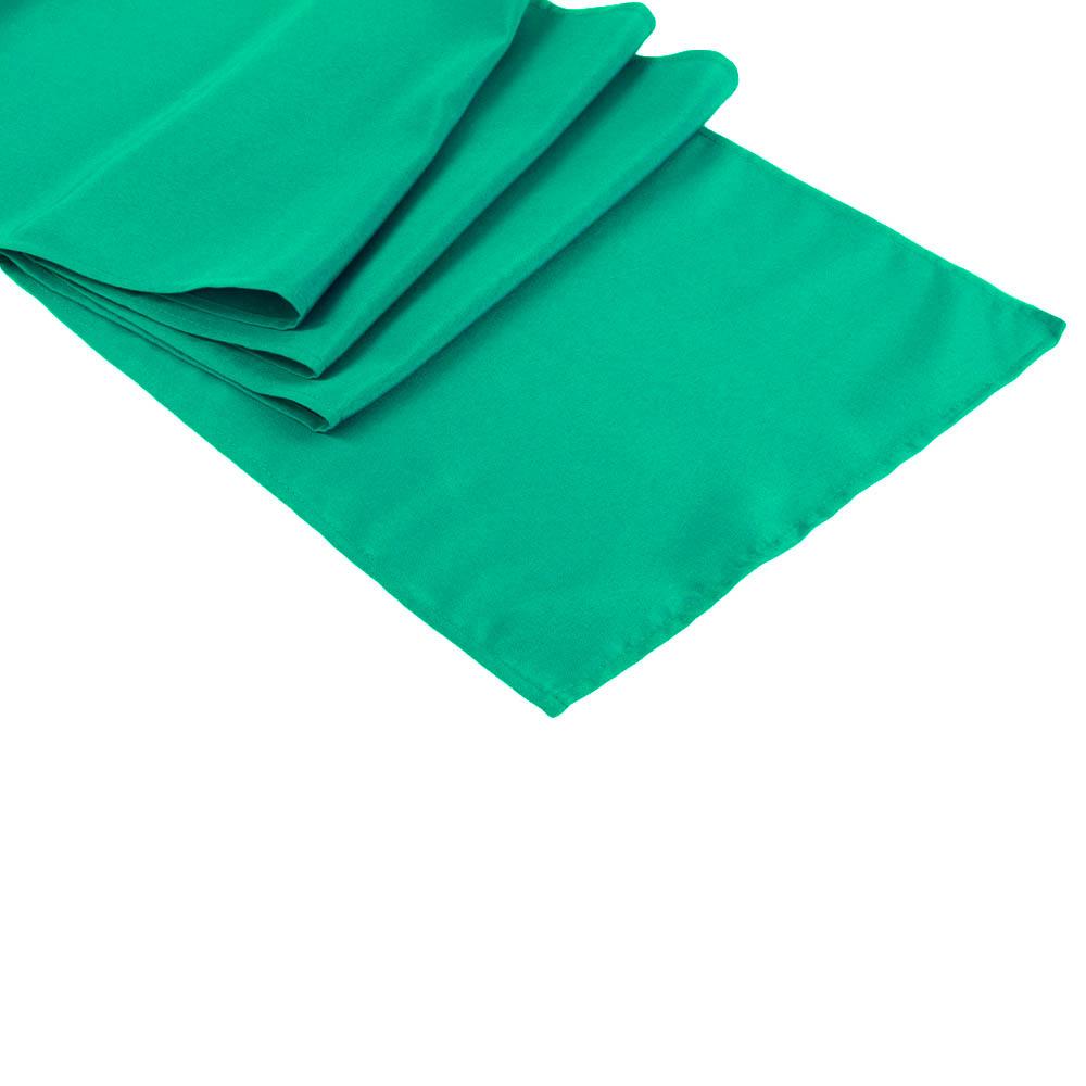 Teal Green Polyester Table Runner