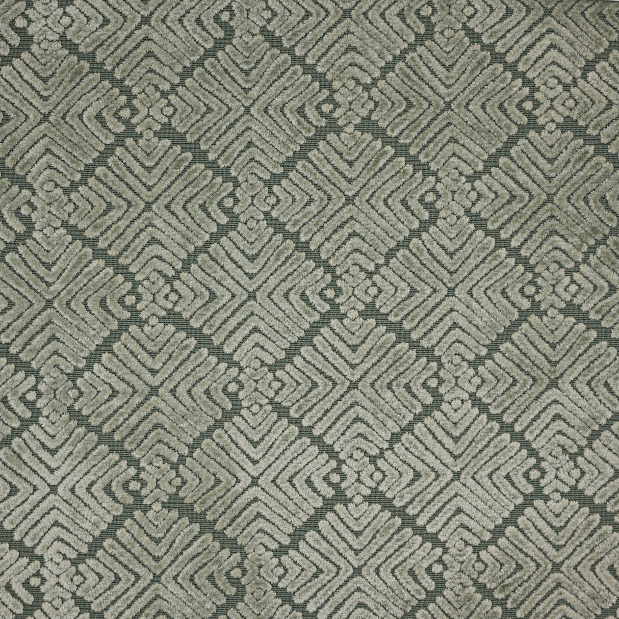 Burnout Velvet Geometric Upholstery Fabric by the Yard