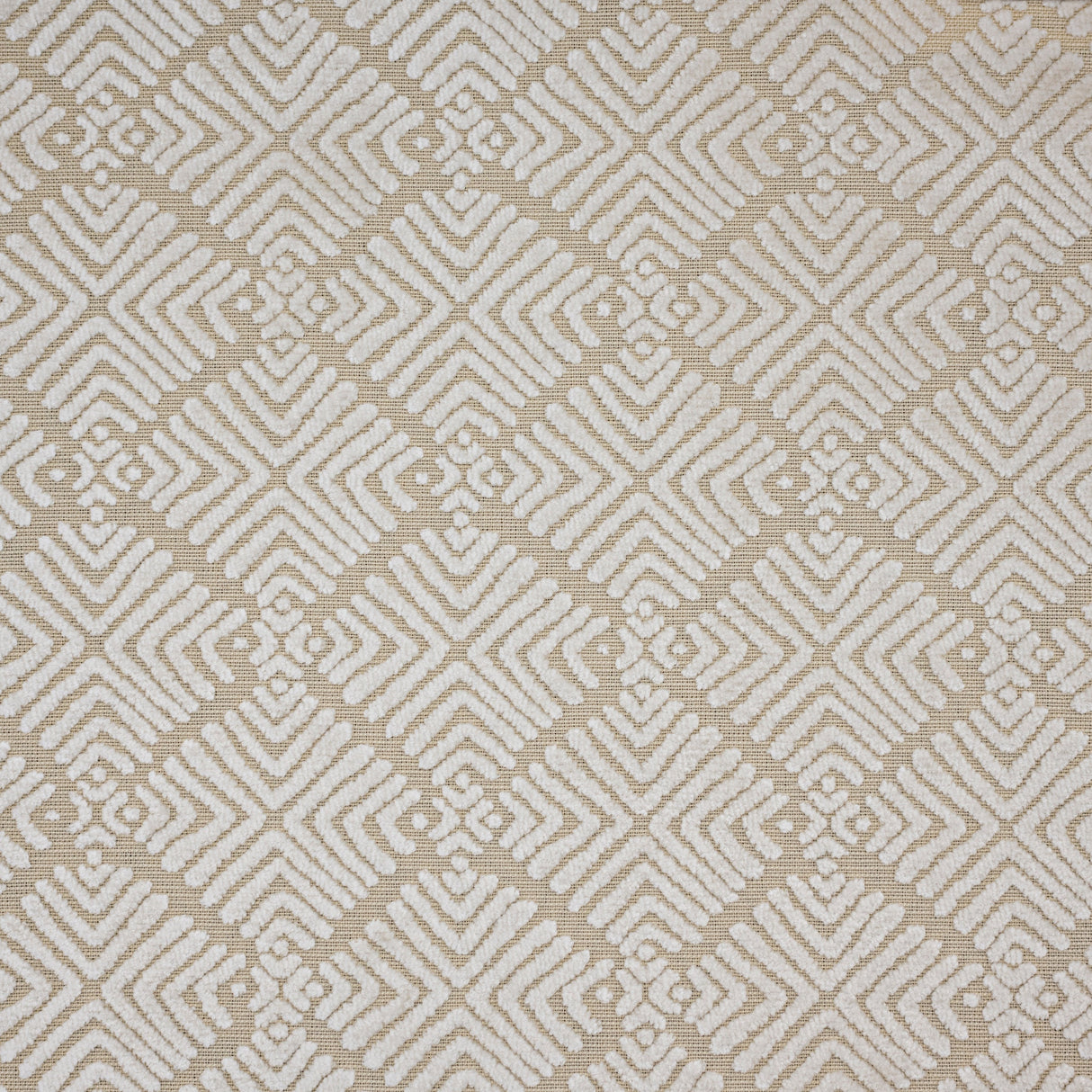 Burnout Velvet Geometric Upholstery Fabric by the Yard