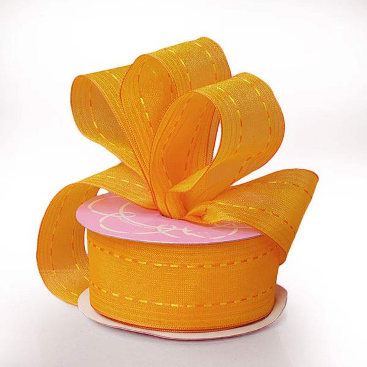 Cecile Organza Ribbon 1 1/2 '' X 25 yd Daffodil Color 1 / roll