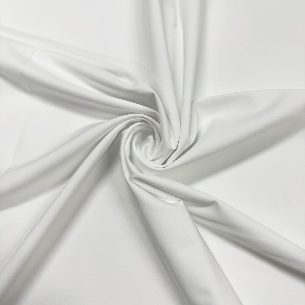 Recycled Stretch Boardshort Fabric White Tide