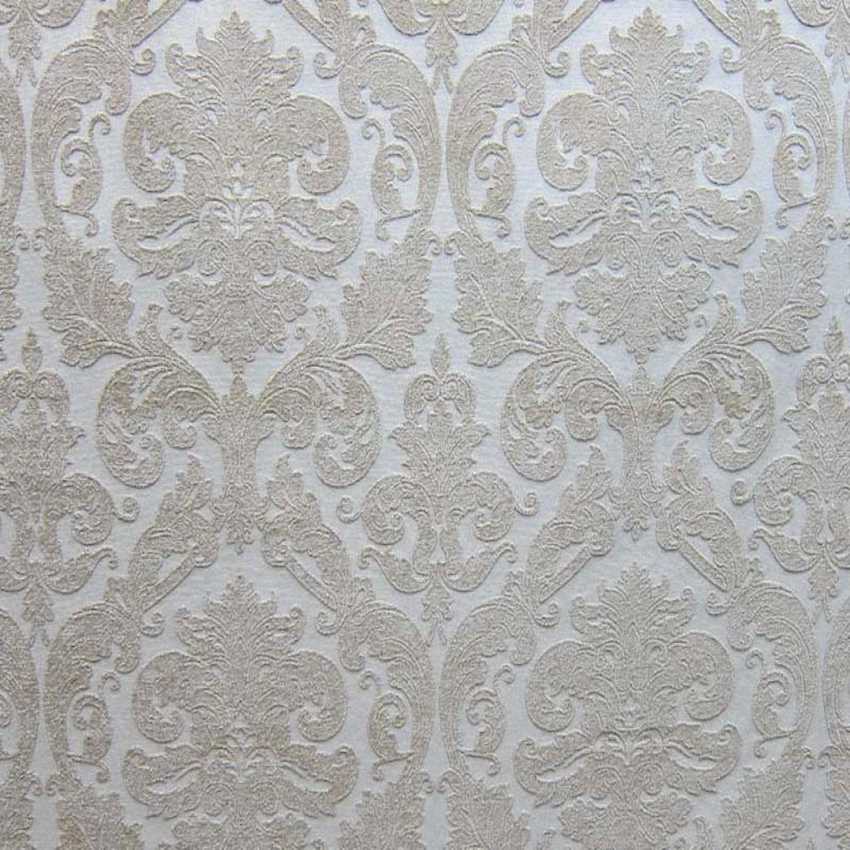 Tilda Chenille Fabric - Two-Toned Damask, Brick, 57" Width (1 Yard)