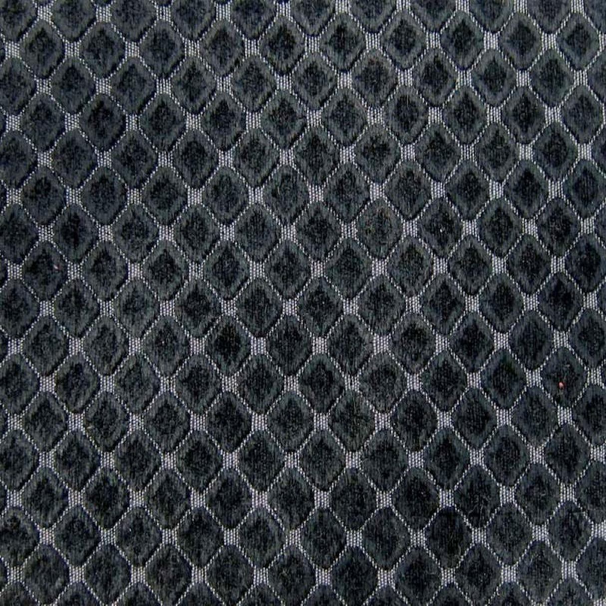 Tiles Chenille Fabric - Diamond-Shaped Pattern, 57" Width (1 Yard)