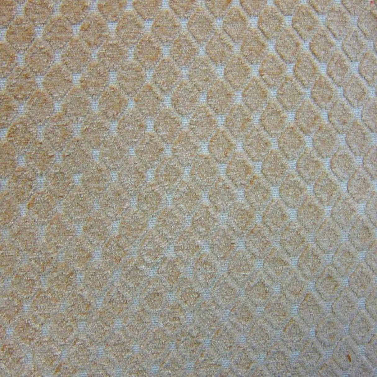 Tiles Chenille Fabric - Diamond-Shaped Pattern, 57" Width (1 Yard)