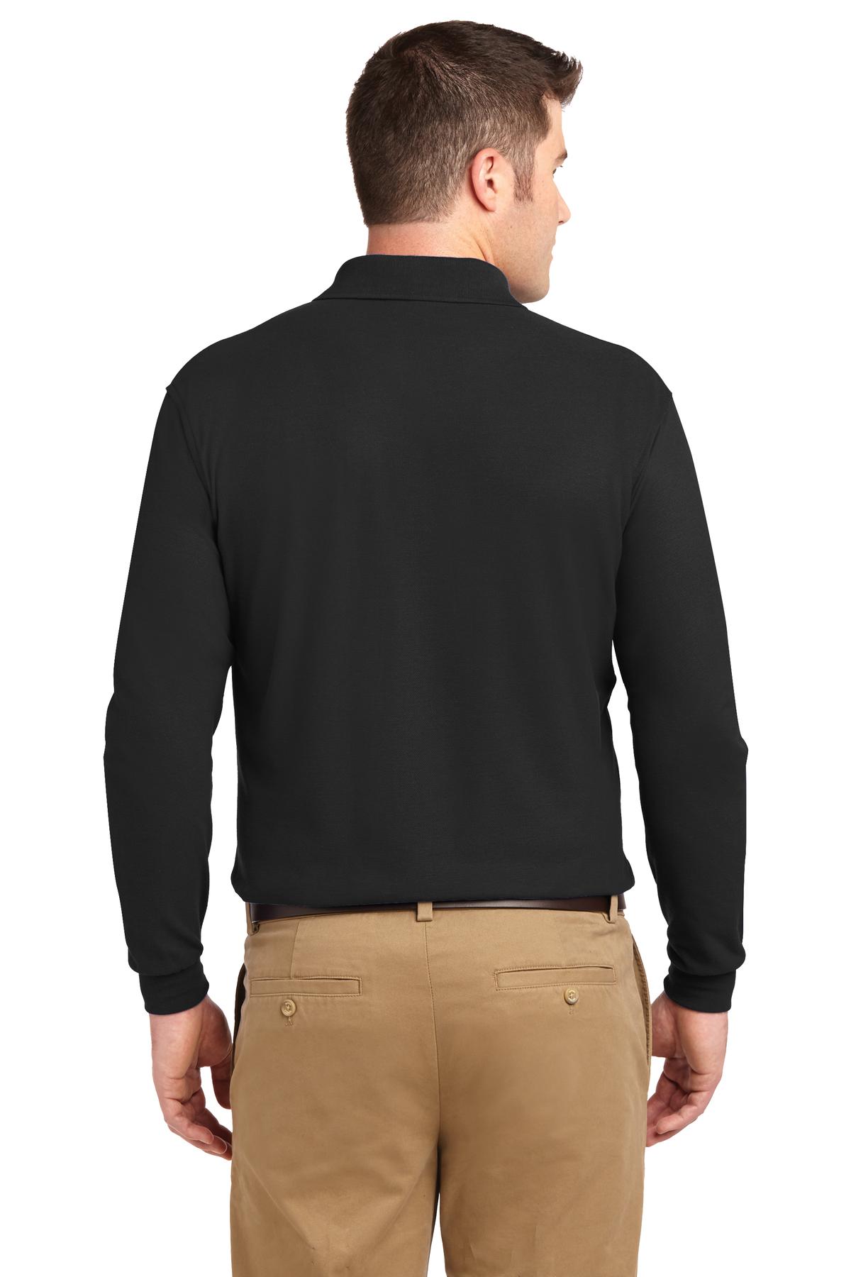 Port Authority® Tall Silk Touch™ Long Sleeve Polo