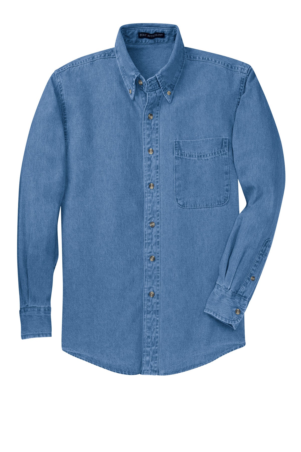 Port Authority® Tall Long Sleeve Denim Shirt