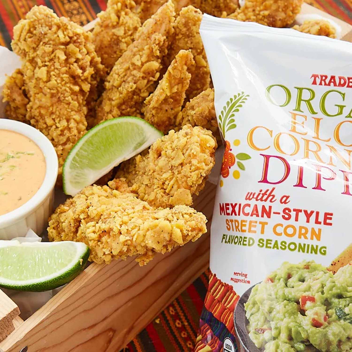 Trader Joe’s Organic Elote Corn Chip Dippers 9.75 Oz
