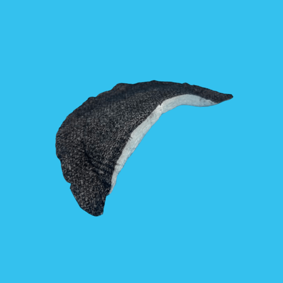 Men'S 12 Ply Felt Fabric - Black, Extra Large Shoulder Pads