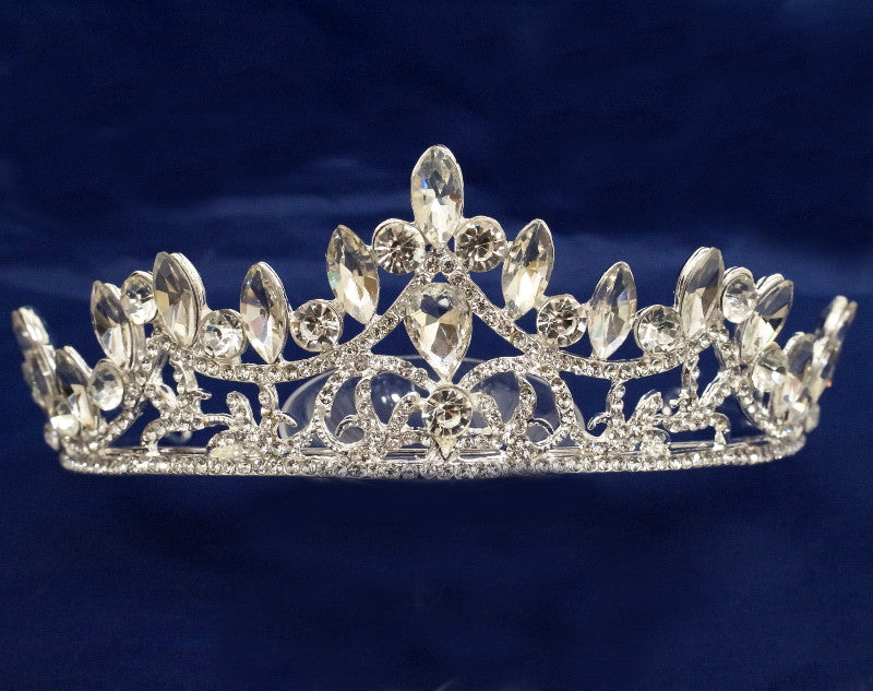 Silver Crystal Rhinestone Tiara