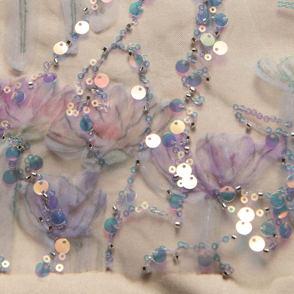 1 Yard Elegant Re-Embroidery Lace Fabric with Cord, 52"/54" Wide | Premium Design for Gowns, Décor & More