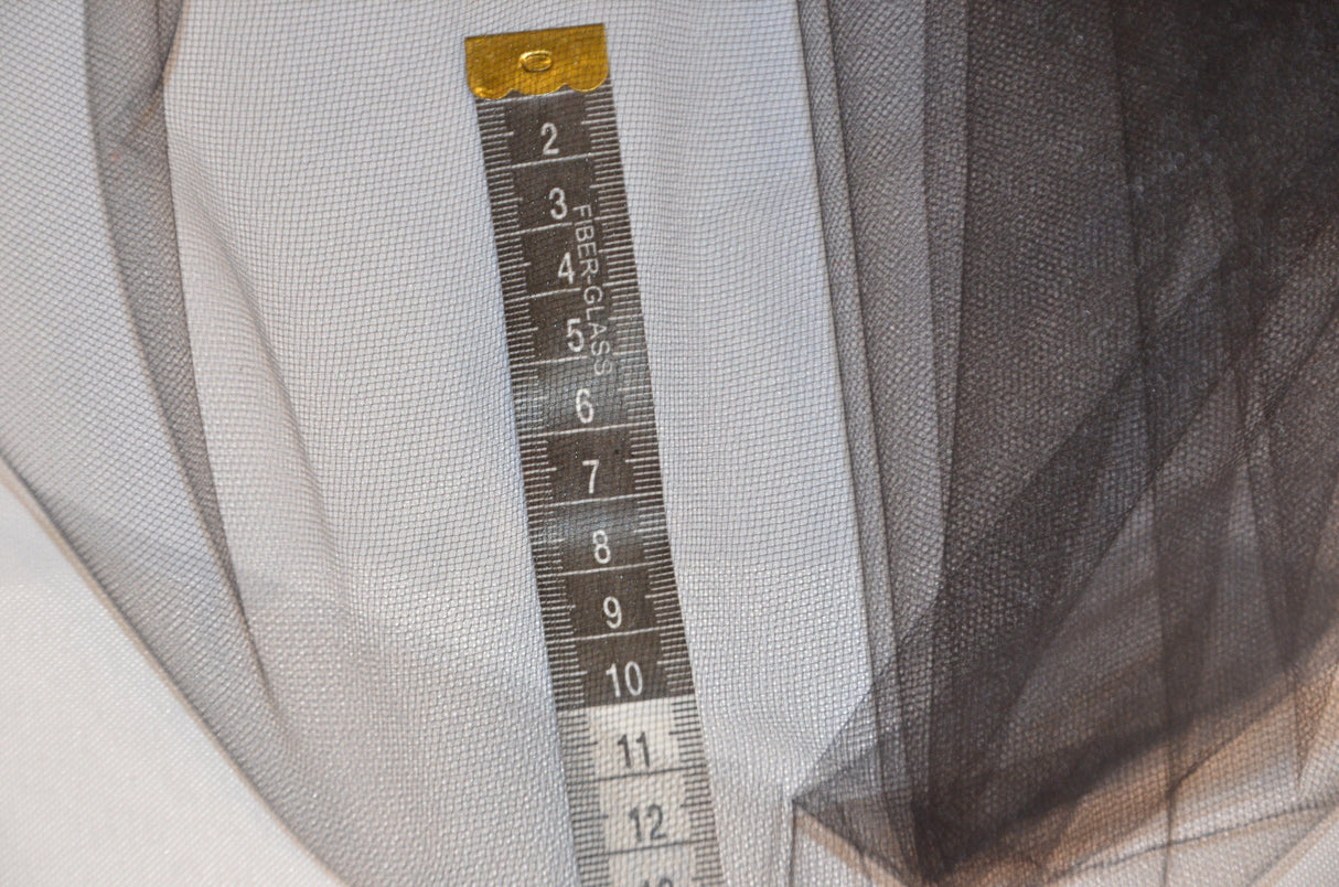 Bridal Tulle Illusion Nylon Tulle Fabric - Sheer Soft Bridal Veil, 108" Width (50 Yard Bolt)
