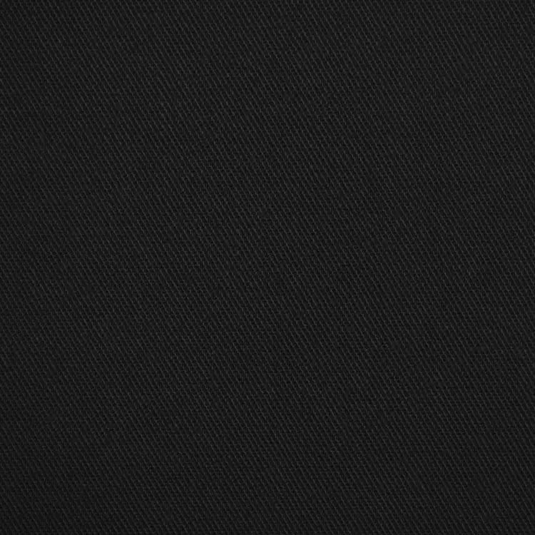 Black Poly Cotton Twill Fabric