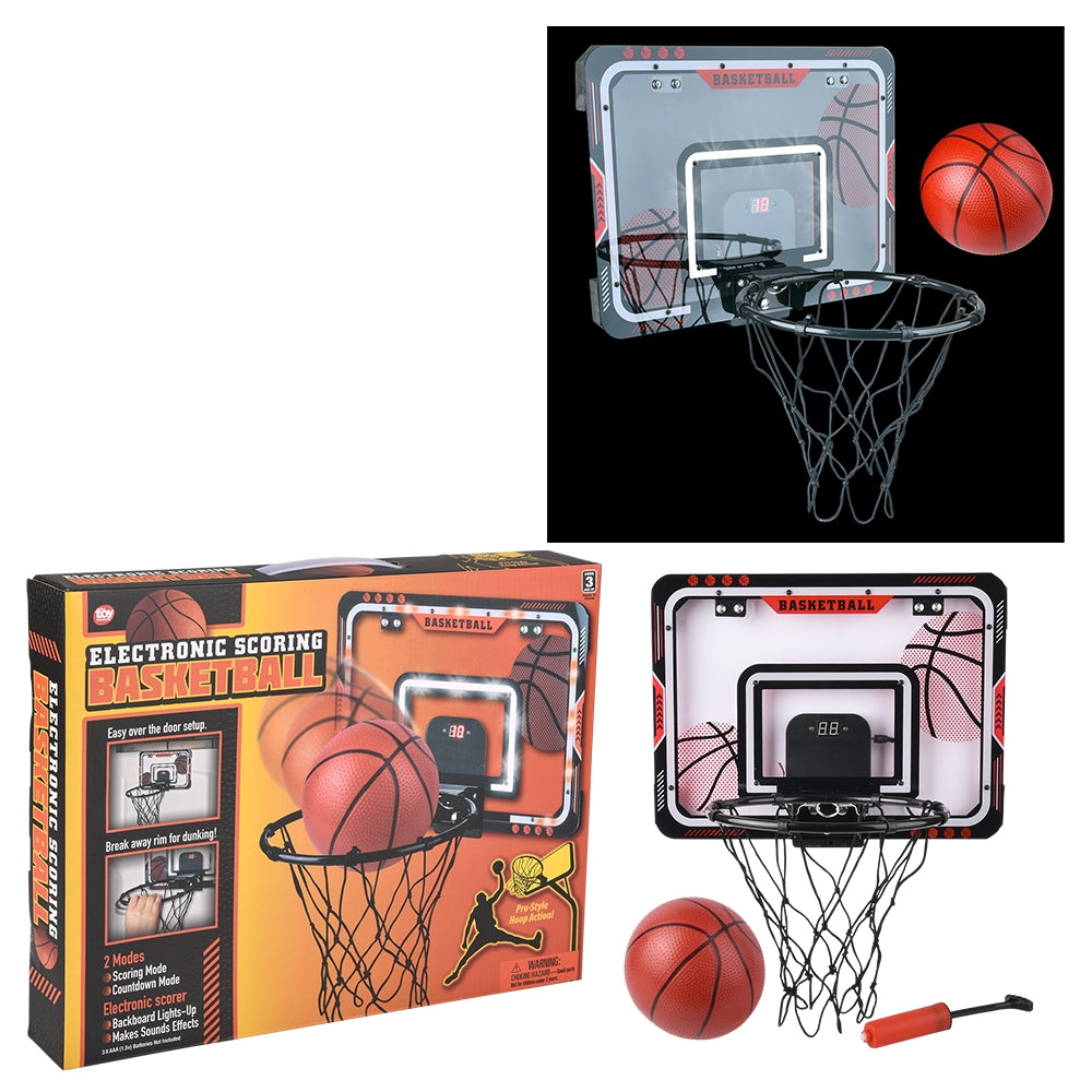 Electronic Over The Door Basketball Set (1 PC)