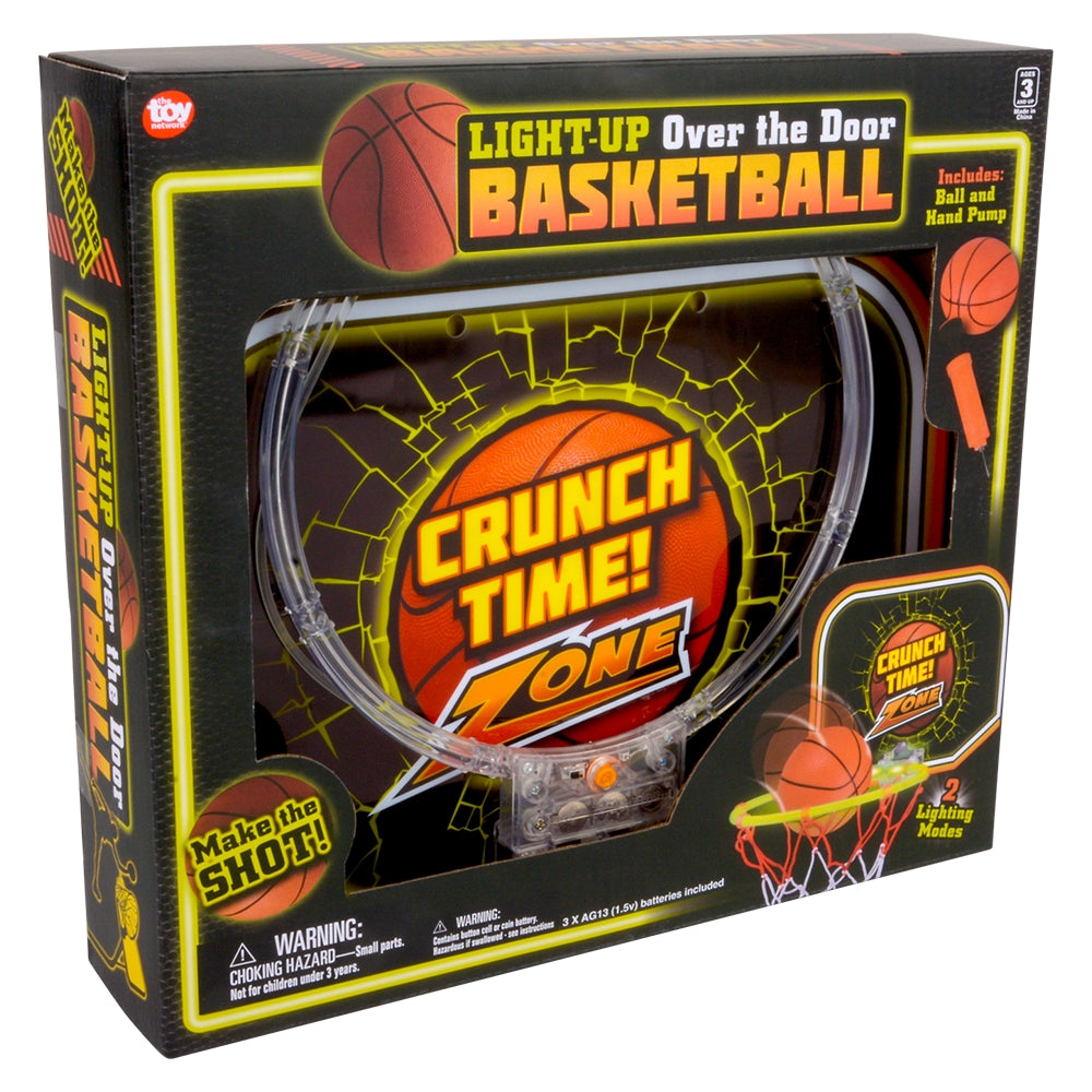 Light-Up Over The Door Basketball Set