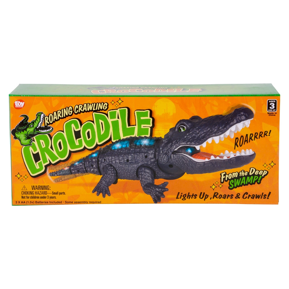 Light-Up Crawling Crocodile Toy