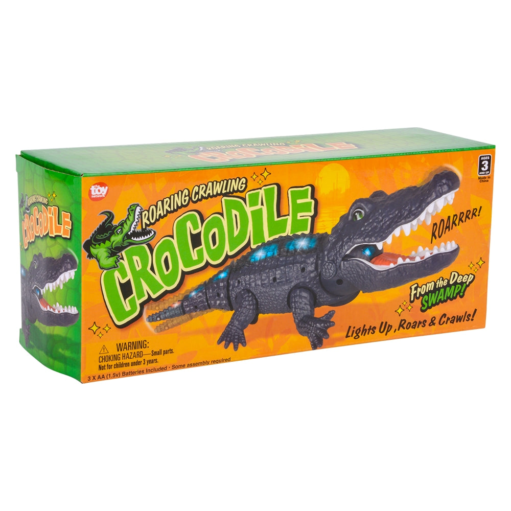 Light-Up Crawling Crocodile Toy