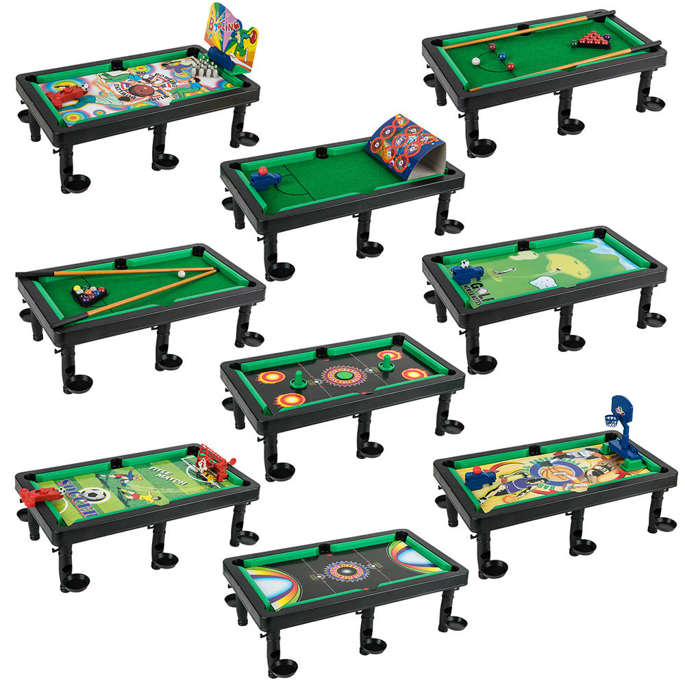 9 In One Game Set 18" Plastic Tabletop Game Set