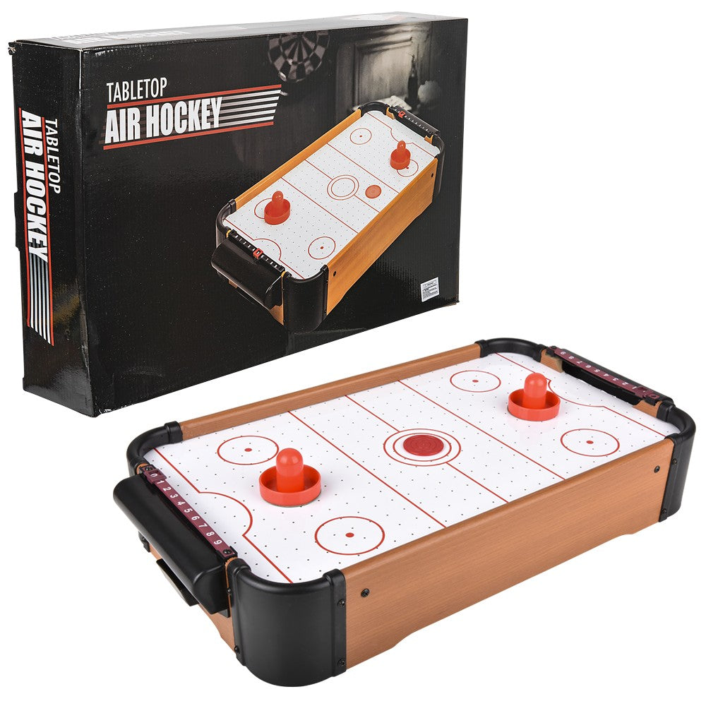 Air Hockey Tabletop Game 20"x12"x4"