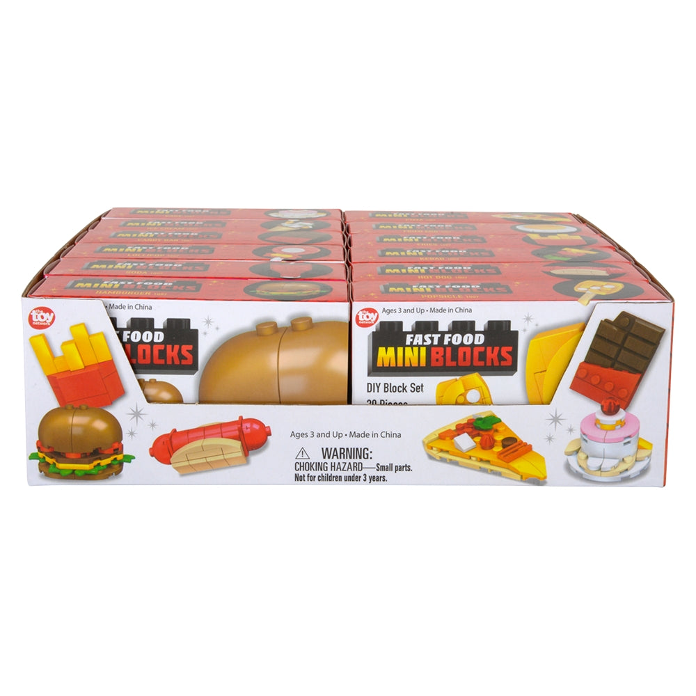 Fast Food Mini Blocks (12 PC DSP)