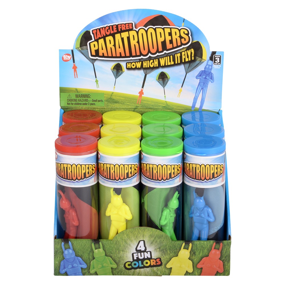 Paratrooper Toy 4" (12 Pc Display)
