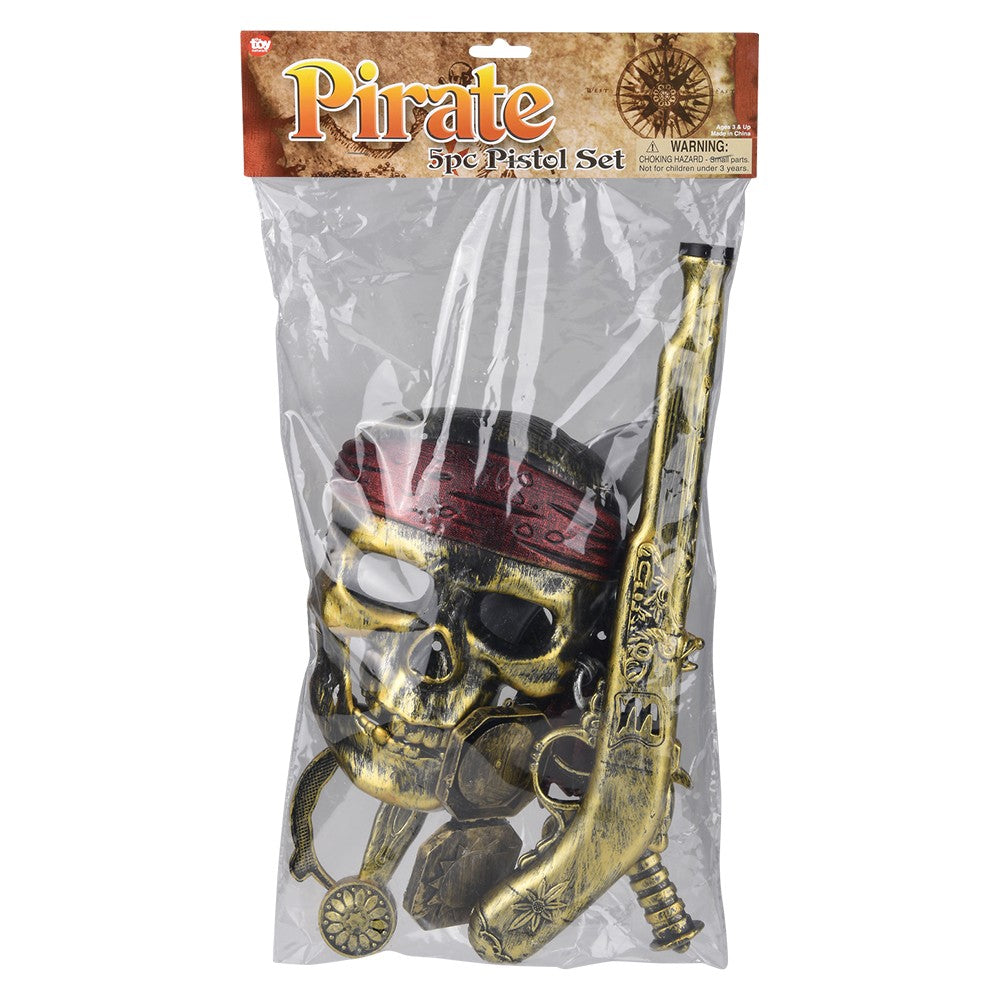 Pirate Pistol Set 5-Piece Costume Accessory Set