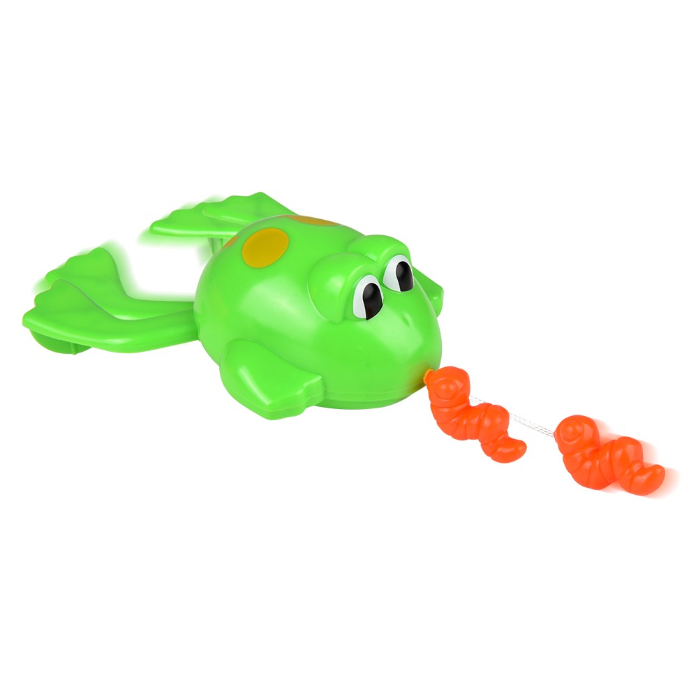 Pull-String Frog Bath Toy (12 Pc Display)