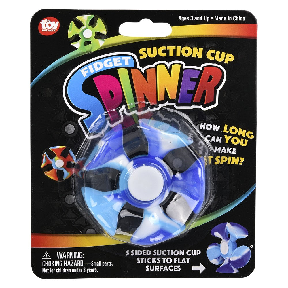Suction Cup Fidget Spinner 3" (12 Pc Display)