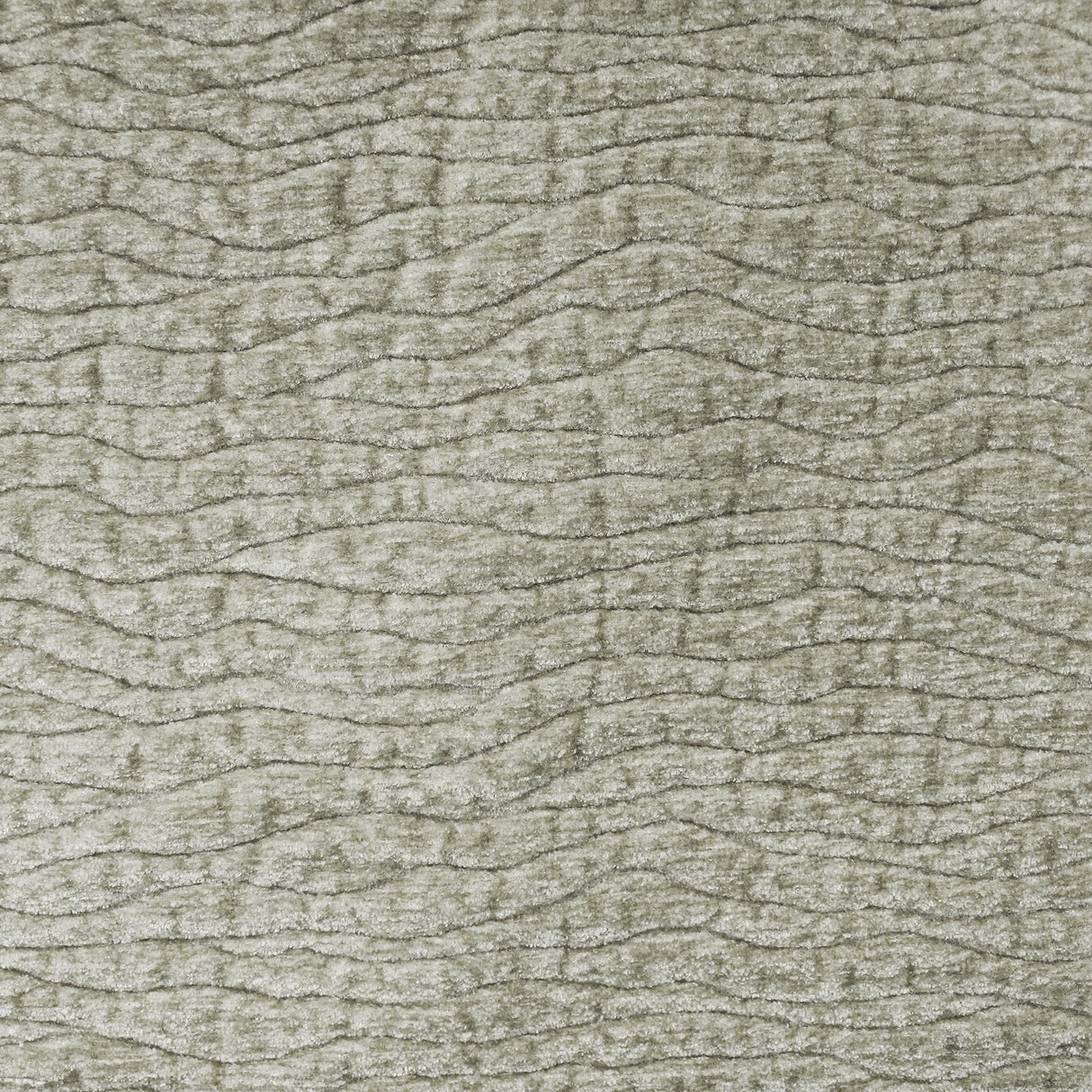 Tyson Embossed Animal Skin Chenille Fabric - Wave Embossed Texture, 55" Width (1 Yard)